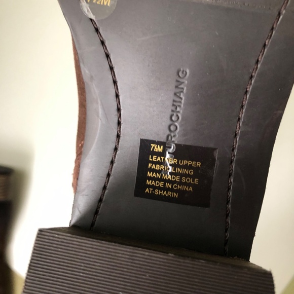NWOT Brown Suede Boots by Arturo Chiang, 7.5 - Picture 7 of 9